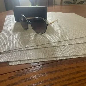 KREWE Black Sunglasses with Matte Finish and Metal Bridge Krewe - Coliseum Black Sunglasses | Mitchell Stores main image 4
